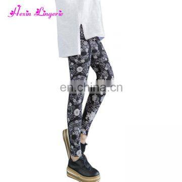 Low Price Girls High Quality Digital Thin Elastic Work Out Printed Leggings