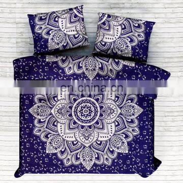 Ombre Mandala Duvet Cover Set Indian Handmade Quilt Cover Comforter Set Doona Cover Duvet Cover With Pillow Cover