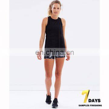 Sexy Bamboo Womens Sports 100 Polyester Plain Gym Dri Fit Wholesale Racerback Fitness Tank Tops in Bulk photo-5