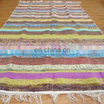 Chindi Recycled Cotton Rag Rug Handmade Floor Runner Hand Woven