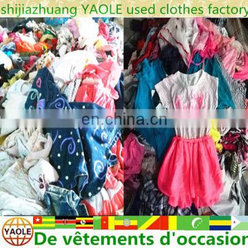 Largest china used clothing exporters cream Used Clothes and shoes