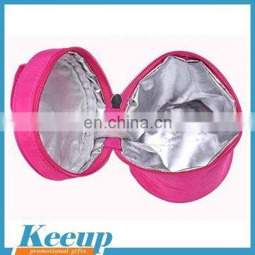 High Quality Custom Cheap Promotional Round Non-woven Portable Mini 1pack Cooler Bag photo-2