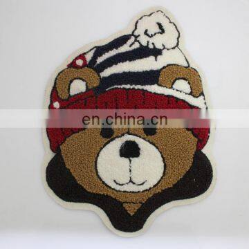 LOW MOQ Towel Patches for Jacket Custom Iron on Embroidery Towel Patch photo-4