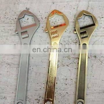 Spanner screwdriver wrench Custom zinc alloy metal bottle opener