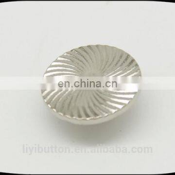 20mm high end movable zinc alloy bright nickel button for jeans , metal jeans button