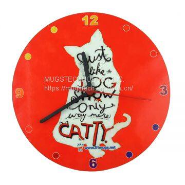 Sublimation Hardboard Clock 20cm