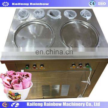Wholesale Price Frying Ice Cream Machine Commercial Use Frying Roll Ice Cream Machine photo-2