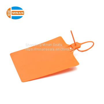 MA - PS 6018 wholesale adjustable indicative disposable Plastic Seal with logo