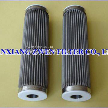 Pleated Sintered Fiber Felt Filter Cartridge