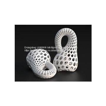 Customized High Strength White Color Nylon 3D Print EOS PA3200GF SLS Nylon 3D Printing Prototype