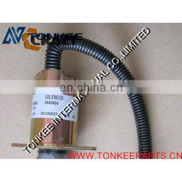 High quality excavator Flameout switch, stop solenoid 3935650