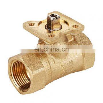 GOGO PN20 brass valve 2 way ball valve for HVAC system DN32/DN50/DN50