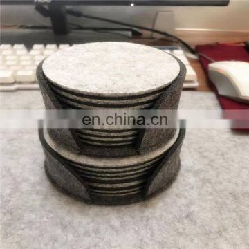10pcs a Set Round Felt Cup Coaster photo-7