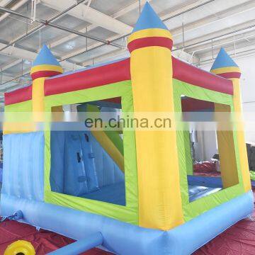 Oxford Cloth Kids Mini Bounce House Inflatable Bouncer Castle With Slide