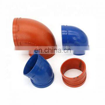 FM Approved ductile cast iron mechanical grooved joint fittings suppliers in Dubai