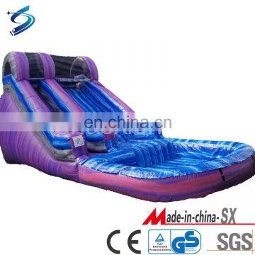Factory Wholesale Big Inflatable Yacht Wet Slide , Used Large Lake Inflatable Water Slip Slides for Sale photo-3