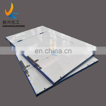 Ice hockey HDPE dasher board aluminum frame rink barriers