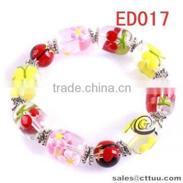 nice glass bead bracelet for little girl