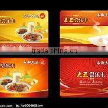 High Quality Hologram Stamping Plastic Business Card