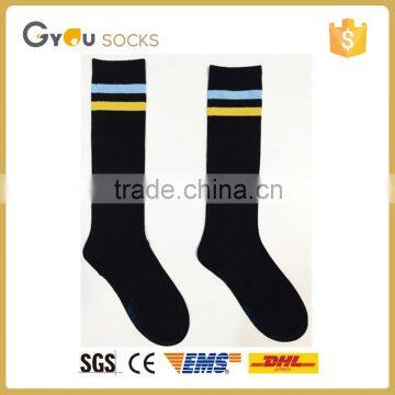 Children school casual cotton socks with double stripes