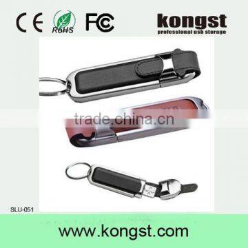 Kongst Hot Sale Item Best Quality Leather Case Usb Flash 16gb Usb 2.0 photo-4