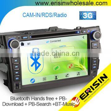 Erisin ES8288M 8" Touch Screen Car Radio Bluetooth for Toyota Corolla