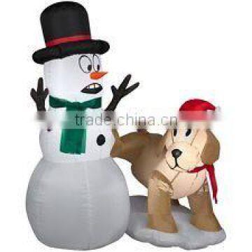 New style oxford cloth Inflatable Christmas decorative toy with led lighting