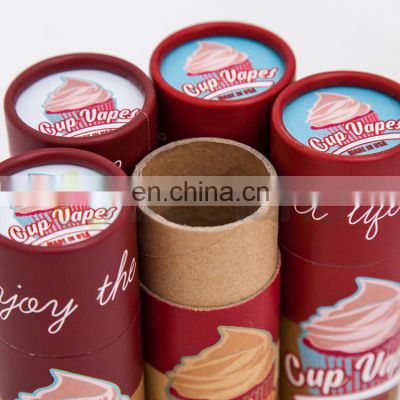 Custom size essential oil cardboard packaging tube boxes