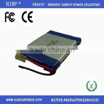 2014 hot sales CE/UL/FCC/RoHS rechargeable 3.7v 180mah lithium polymer battery