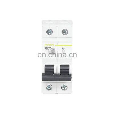 2021 new style Matis MM50H-2P 1-63A 380V 50/60hz circuit breaker durable intelligent electrical circuit breakers