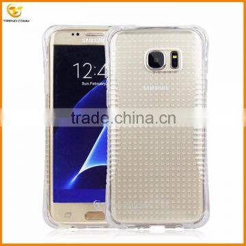 New Shockproof clear TPU transparent covers for samsung galaxy S7