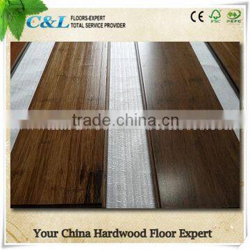 Black Carbonized Strand Woven Bamboo Floor For Australian Market