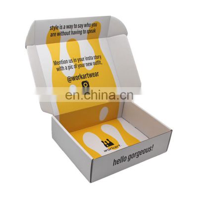 wholesale logo print black packaging gift carton promo uptodate paper shipping box for clothes