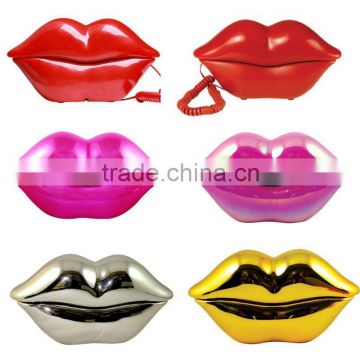 6 colour sexy lip telephone