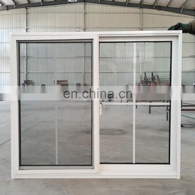 Custom design aluminum frame double glass sliding window for home