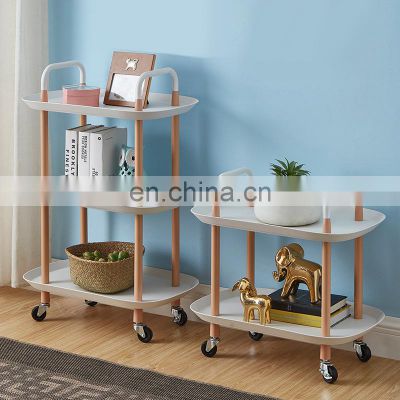 Side Table Sofa Tray White Nordic Coffee Small Accent Tea End Furniture Wooden Modern Bed Living Room Furniture Solid Wood