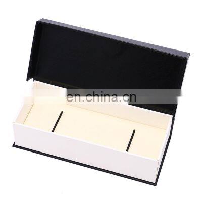 High Quality Customize Logo Gift Box Luxury Black Color High Grade pu Paper Watch Packaging Box photo-3