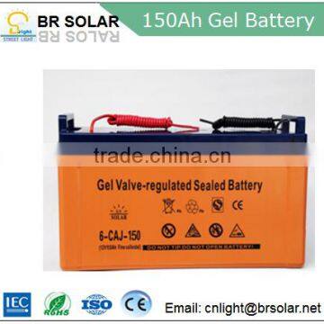 Lead-acid Low Light Pollution High Way Maintenance Free Solar Panel Battery