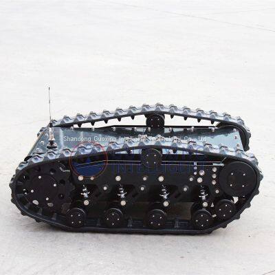 PKT1100 Firefighting Patrol Security Rubber Tracked Vehicle Crawler Robot Chassis With High Performance photo-2