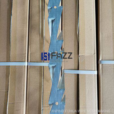 High Security Stainless Steel Medium Sized Anti Climb Wall Spikes for Perimeter Fence