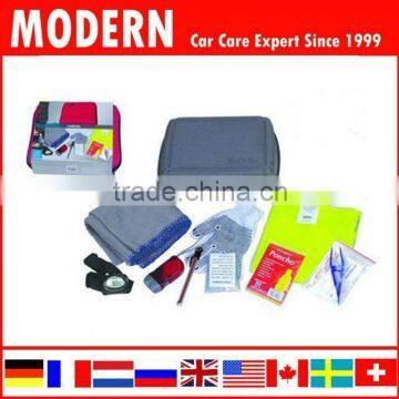 Vehicle Safety Tool Kit with tire pressure gauge