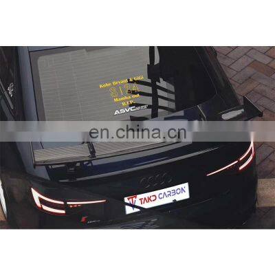 Light Weight and High Strength 100% Dry Carbon Fiber Material Rear Spoiler Wing For Universal Sedan Cars
