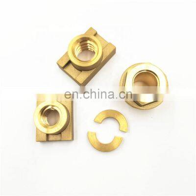 Custom Forged and CNC Machined Brass Nuts for valve spare parts