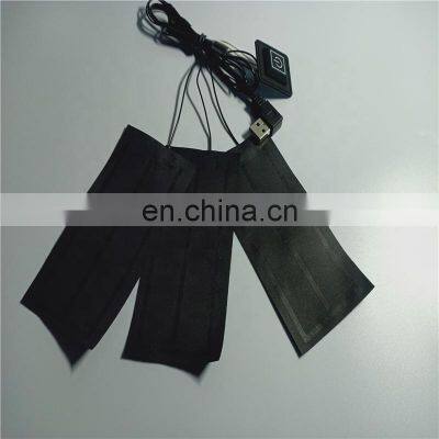 OEM Graphene clothing heating film 5V 7.4v 9v