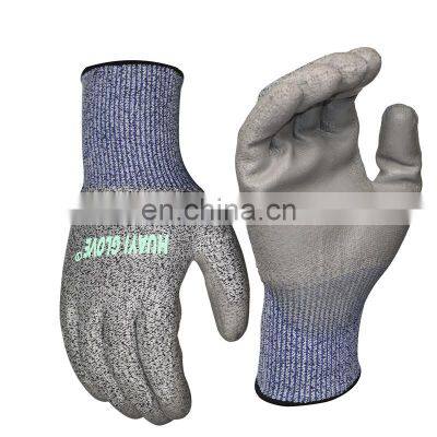 Deal Metal Stamping Gloves Anti Cut PU Coated Gloves