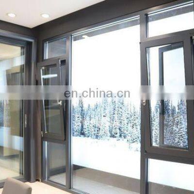 European Good Quality Double Glass Inward Aluminum Tilt and Turn Window With AS2047,NFRC Standard