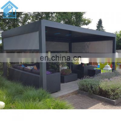 sun shade manual aluminum pergola outdoor garden pergola with standard size and good price