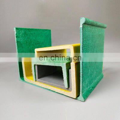 High Quality Fiberglass U Beam Grp Channel Profile, Frp Pultrusion Fiberglass Reinforced Plastic C Channel photo-3