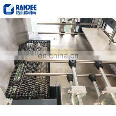 Manual Semi Automatic Plastic Pipe Glass PET Plastic Bottle Jar Can PE Film Heat Shrink Wrapper Packing Machine