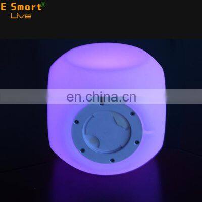 Lithium Battery Outdoor Speaker System Tws Super Mini Multifunction portable PE plastic  ice bucket led light speaker